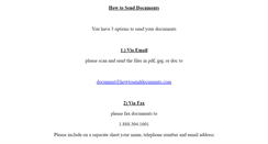 Desktop Screenshot of howtosenddocuments.com